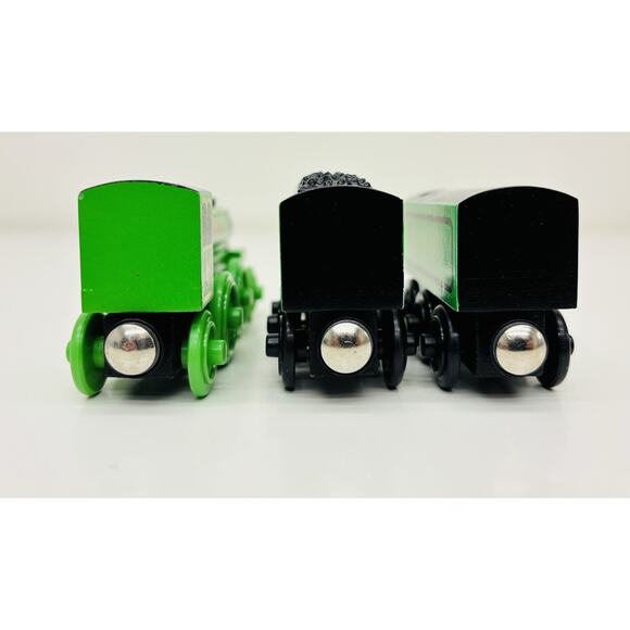 Thomas Wooden Railway Flying Scotsman Engine Tenders Character Card & Box LN - Picture 11 of 16